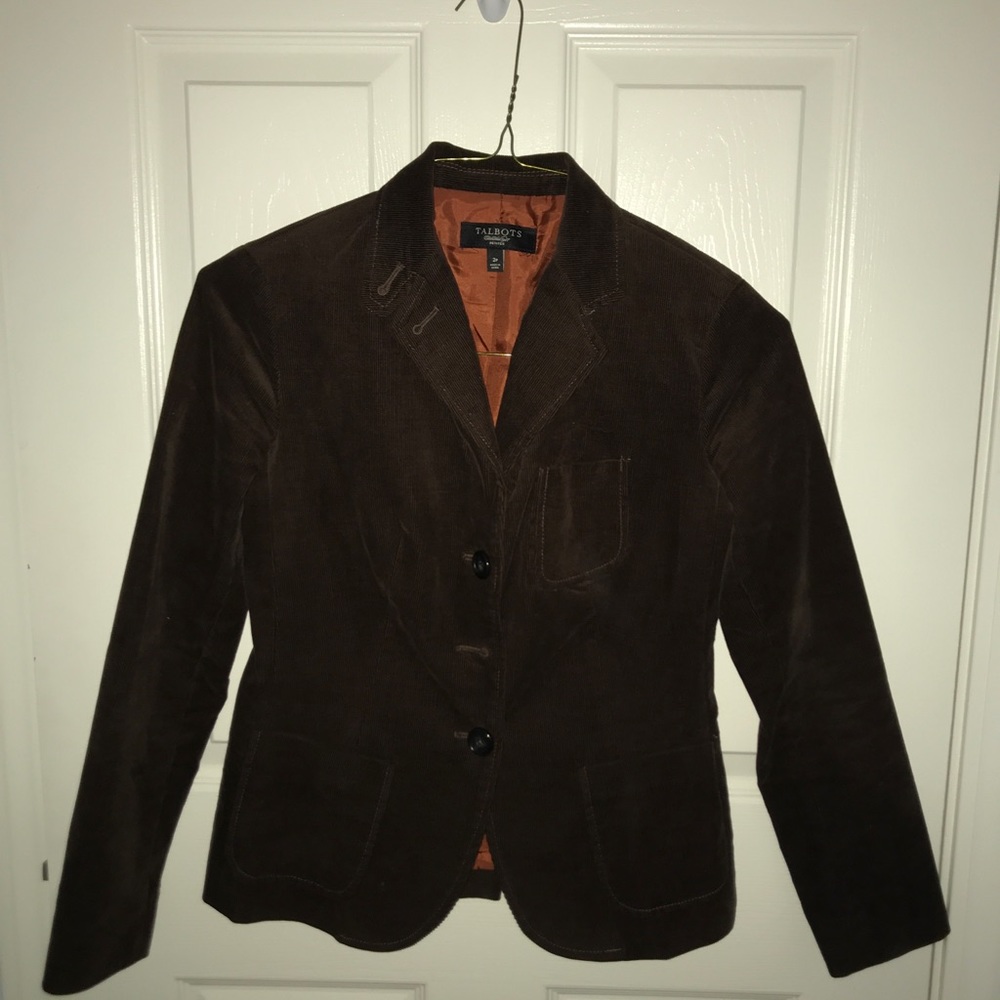 Talbots Dark brown blazer